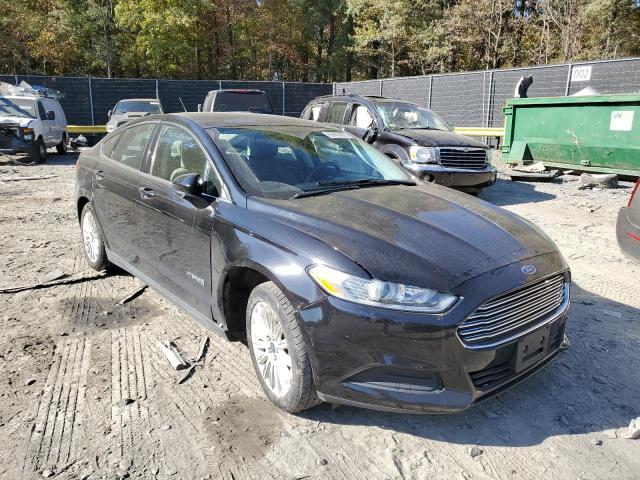 3FA6P0UUXGR374327 - 2016 FORD FUSION S HYBRID BLACK photo 1