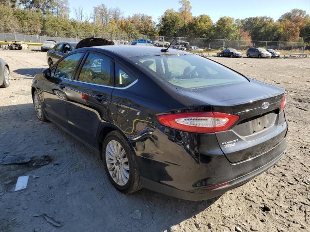 3FA6P0UUXGR374327 - 2016 FORD FUSION S HYBRID BLACK photo 3