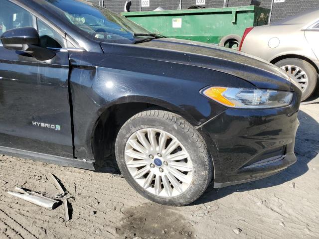 3FA6P0UUXGR374327 - 2016 FORD FUSION S HYBRID BLACK photo 9