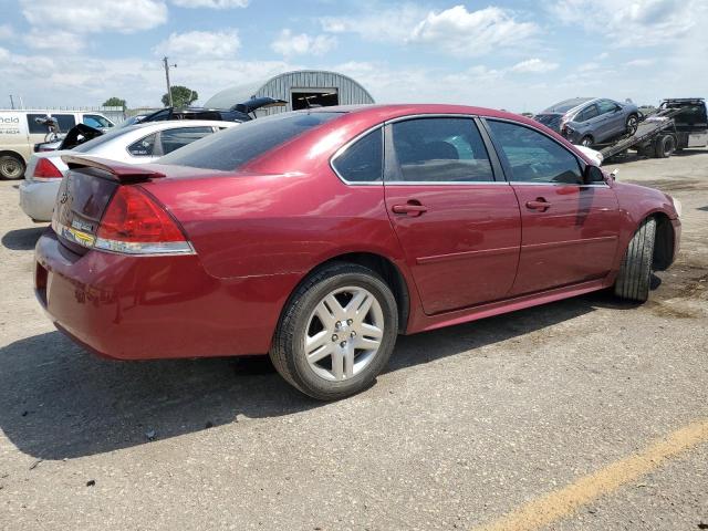 2G1WG5EKXB1281009 - 2011 CHEVROLET IMPALA LT RED photo 3