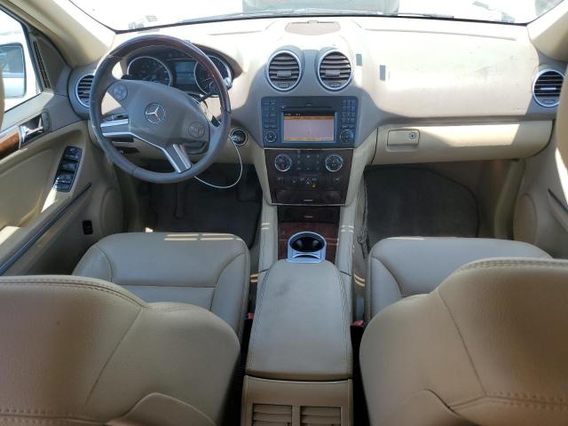 4JGBB8GB6AA622974 - 2010 MERCEDES-BENZ ML 350 4MATIC WHITE photo 8