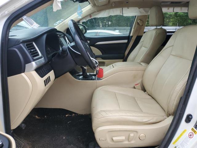 5TDKKRFH3FS089802 - 2015 TOYOTA HIGHLANDER XLE WHITE photo 7