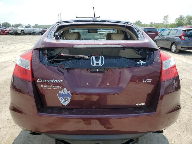 5J6TF2H55CL003514 - 2012 HONDA CROSSTOUR EXL მუქწითელი ფოტო 6