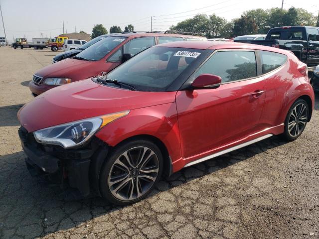 KMHTC6AE8GU275325 - 2016 HYUNDAI VELOSTER TURBO RED photo 1