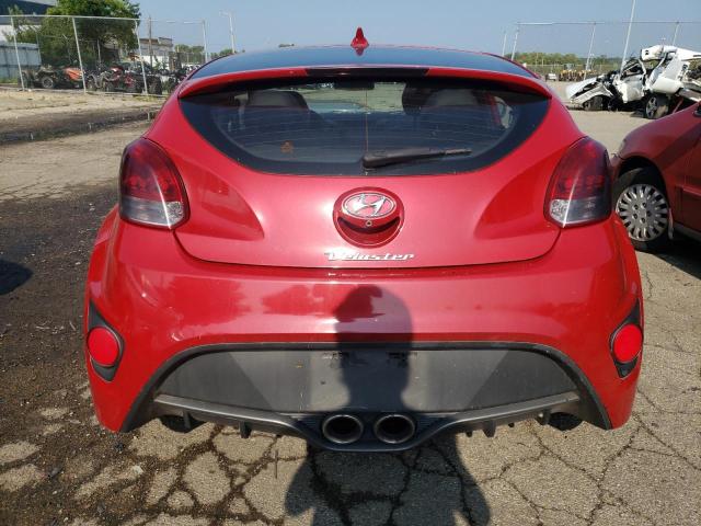 KMHTC6AE8GU275325 - 2016 HYUNDAI VELOSTER TURBO RED photo 6