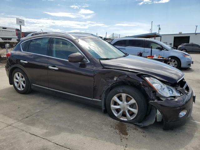 JN1AJ0HR7AM752232 - 2010 INFINITI EX35 BASE BURGUNDY photo 4