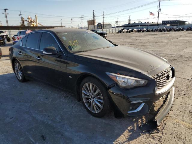 JN1EV7AP5JM366822 - 2018 INFINITI Q50 LUXE BLACK photo 1