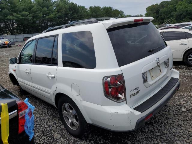 5FNYF18546B010466 - 2006 HONDA PILOT EX WHITE photo 2