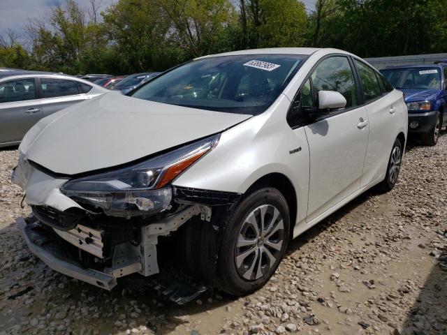 JTDL9RFU8L3016998 - 2020 TOYOTA PRIUS LE WHITE photo 1