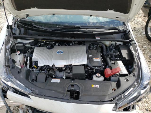 JTDL9RFU8L3016998 - 2020 TOYOTA PRIUS LE WHITE photo 11