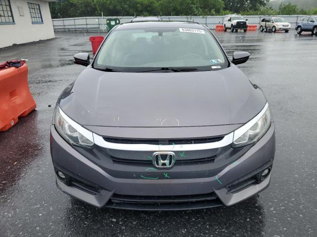 19XFC1F76HE201707 - 2017 HONDA CIVIC EXL CHARCOAL photo 5