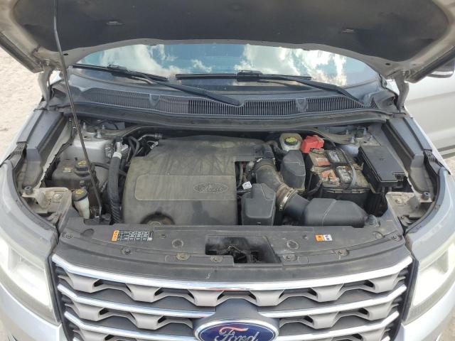 1FM5K7D82HGA32147 - 2017 FORD EXPLORER XLT SILVER photo 11