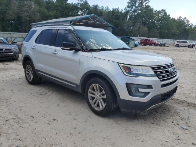 1FM5K7D82HGA32147 - 2017 FORD EXPLORER XLT SILVER photo 4