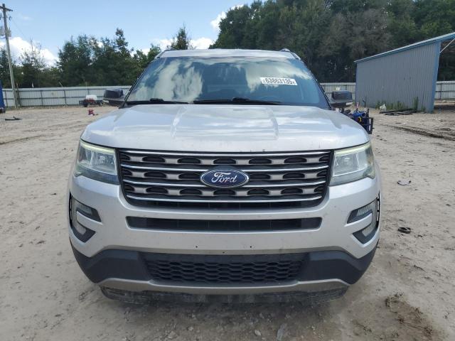 1FM5K7D82HGA32147 - 2017 FORD EXPLORER XLT SILVER photo 5