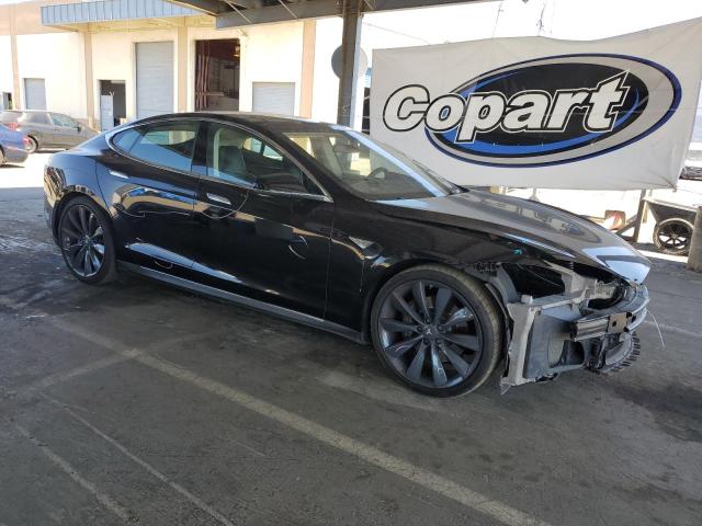 5YJSA1CP1DFP27563 - 2013 TESLA MODEL S 黑色 照片 4
