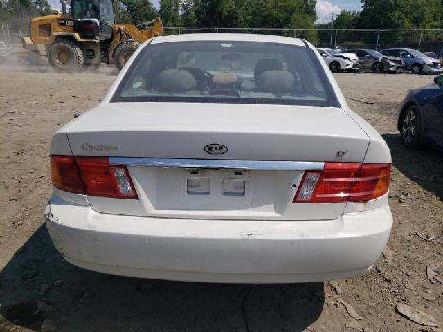 KNAGD126325120436 - 2002 KIA OPTIMA MAGENTIS WHITE photo 6