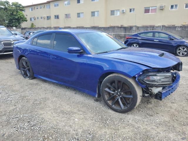 2C3CDXHGXKH732859 - 2019 DODGE CHARGER GT BLUE photo 4