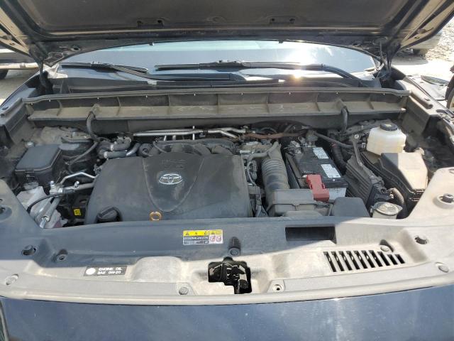 5TDGZRAH9NS107923 - 2022 TOYOTA HIGHLANDER XLE BLACK photo 12