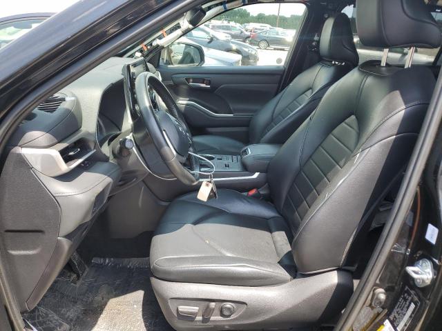 5TDGZRAH9NS107923 - 2022 TOYOTA HIGHLANDER XLE BLACK photo 7