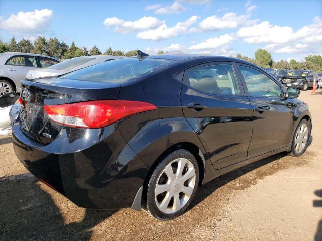 KMHDH4AE4DU614507 - 2013 HYUNDAI ELANTRA GLS BLACK photo 3