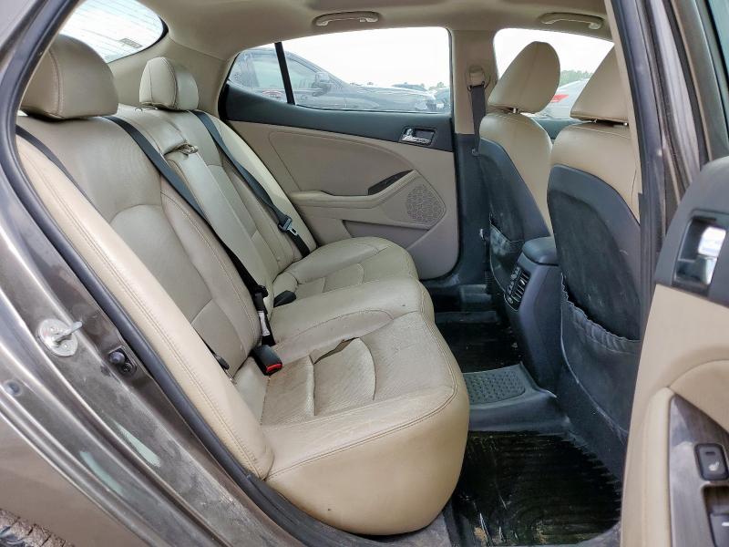 5XXGN4A7XDG118757 - 2013 KIA OPTIMA EX GRAY photo 11