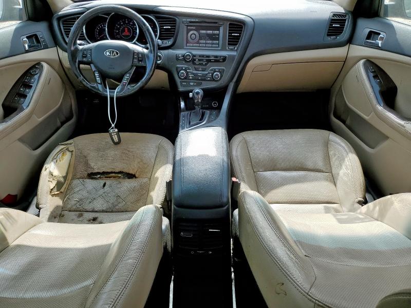 5XXGN4A7XDG118757 - 2013 KIA OPTIMA EX GRAY photo 8