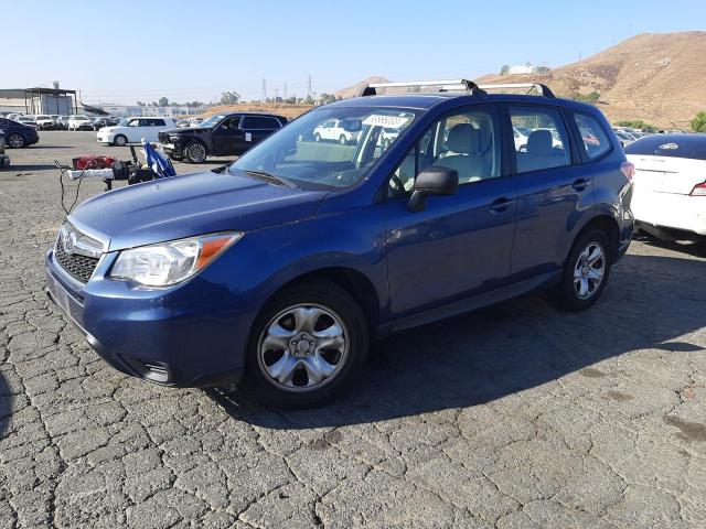 JF2SJAAC2EH540075 - 2014 SUBARU FORESTER 2.5I BLUE photo 1