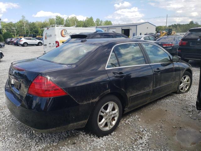 1HGCM56827A226963 - 2007 HONDA ACCORD EX BLACK photo 3