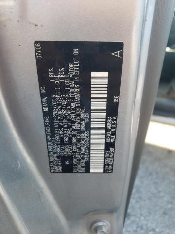 5TBBT44136S485355 - 2006 TOYOTA TUNDRA ACCESS CAB SR5 SILVER photo 12