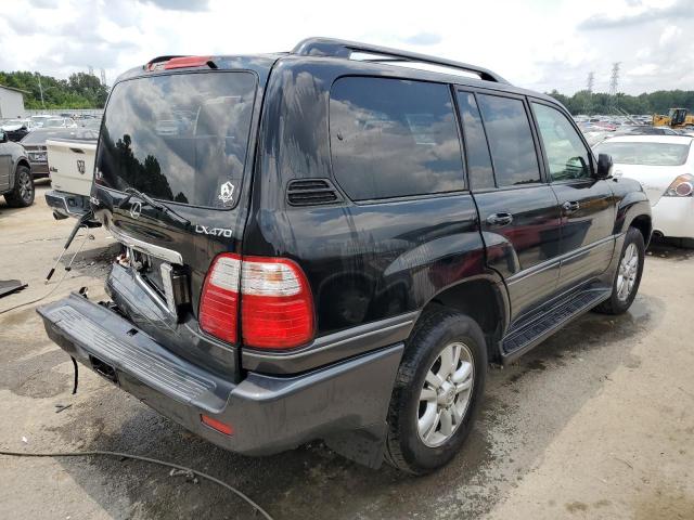 JTJHT00W343547683 - 2004 LEXUS LX 470 BLACK photo 3