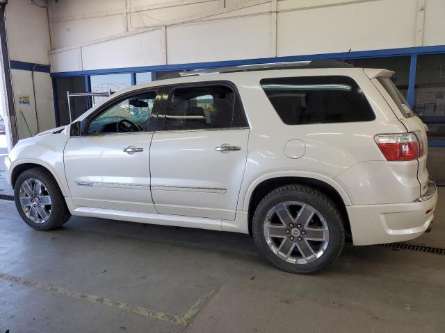 1GKKVTED5CJ311627 - 2012 GMC ACADIA DENALI WHITE photo 2