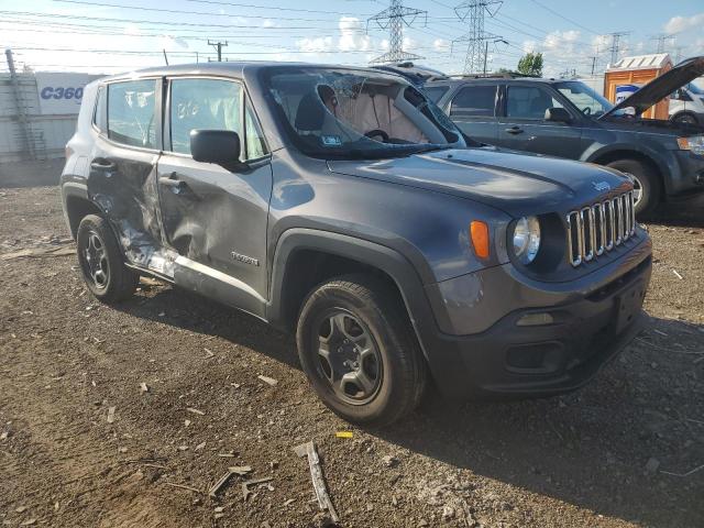 ZACCJBAB9JPH88438 - 2018 JEEP RENEGADE SPORT GRAY photo 4