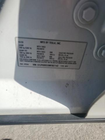 5YJYGDEEXMF067142 - 2021 TESLA MODEL Y 白色 照片 13