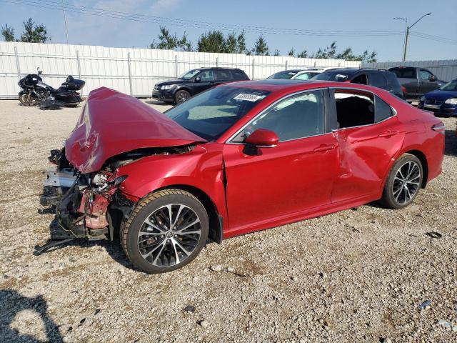 4T1J11AK9LU376261 - 2020 TOYOTA CAMRY SE RED photo 1