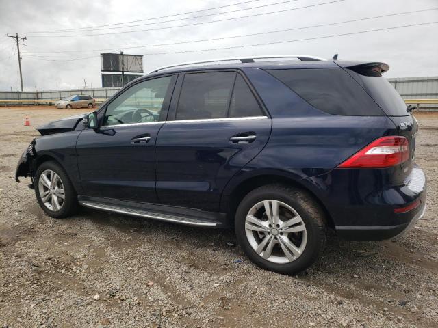 4JGDA5HB9FA611306 - 2015 MERCEDES-BENZ ML 350 4MATIC BLUE photo 2