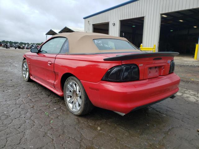 1FALP46VXVF144636 - 1997 FORD MUSTANG COBRA RED photo 2