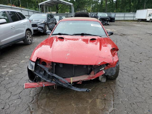 1FALP46VXVF144636 - 1997 FORD MUSTANG COBRA RED photo 5