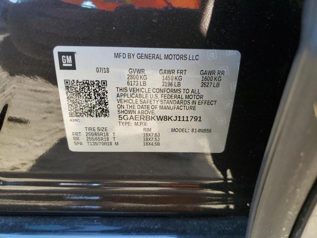 5GAERBKW8KJ111791 - 2019 BUICK ENCLAVE ESSENCE 黑色 照片 14