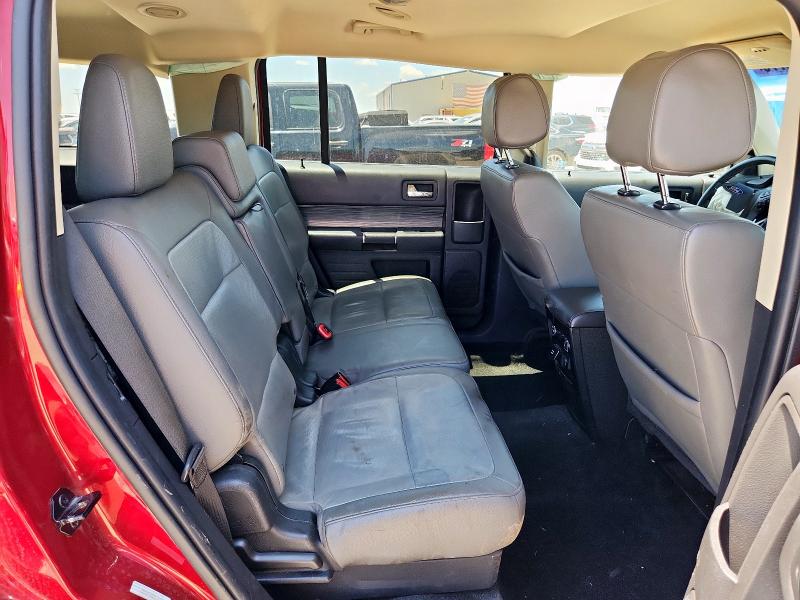 2FMGK5C80JBA19618 - 2018 FORD FLEX SEL RED photo 11