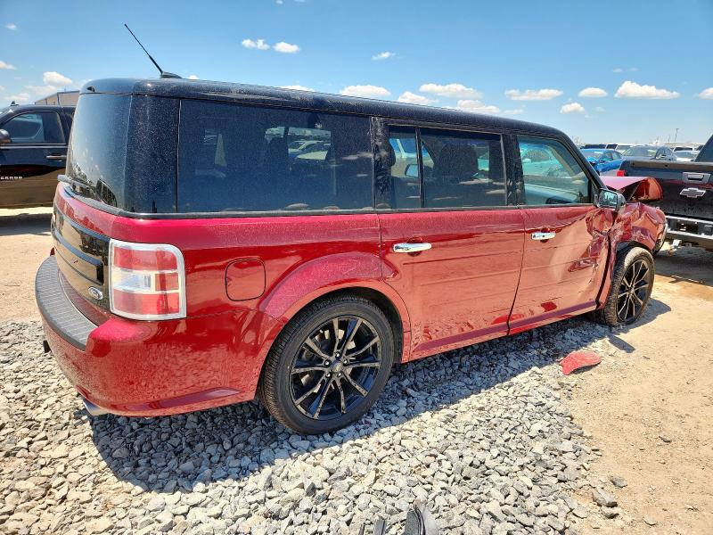 2FMGK5C80JBA19618 - 2018 FORD FLEX SEL RED photo 3