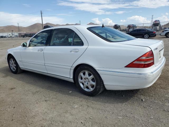 WDBNG75J0YA111650 - 2000 MERCEDES-BENZ S 500 WHITE photo 2