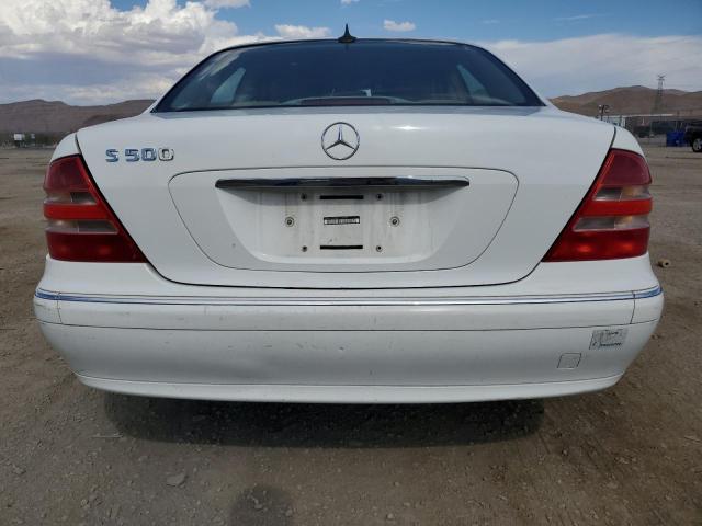 WDBNG75J0YA111650 - 2000 MERCEDES-BENZ S 500 WHITE photo 6