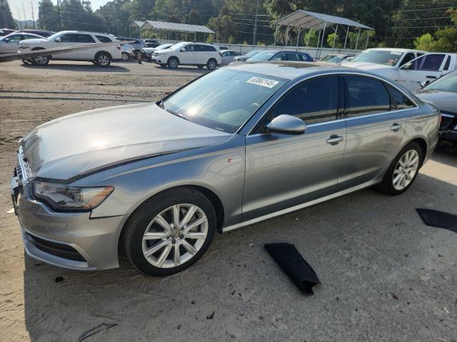 WAUHGAFCXDN039478 - 2013 AUDI A6 PRESTIGE ვერცხლისფერი ფოტო 1
