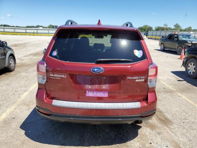 JF2SJAWC6HH571228 - 2017 SUBARU FORESTER 2.5I TOURING RED photo 6