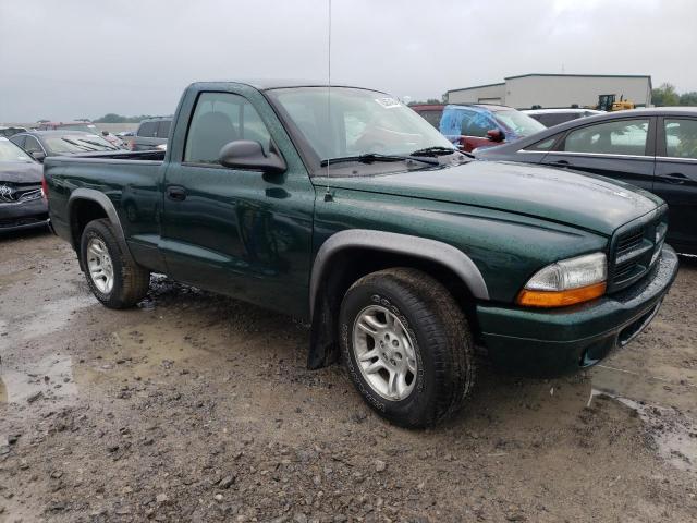 1B7FL16X62S694535 - 2002 DODGE DAKOTA BASE GREEN photo 4