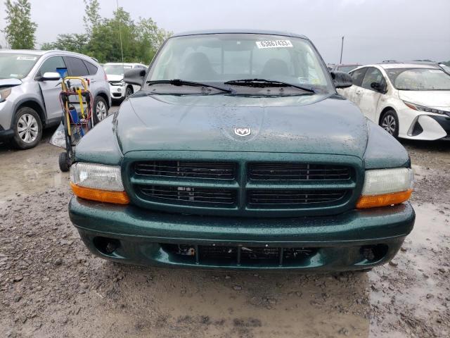 1B7FL16X62S694535 - 2002 DODGE DAKOTA BASE GREEN photo 5