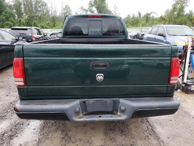 1B7FL16X62S694535 - 2002 DODGE DAKOTA BASE GREEN photo 6