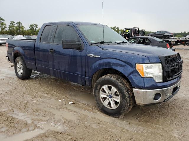 1FTFX1CF1CKE09631 - 2012 FORD F150 SUPER CAB BLUE photo 4