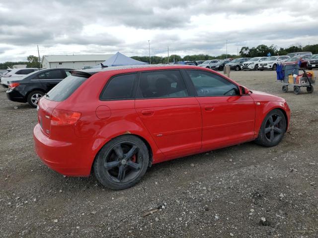 WAUKD98P97A021952 - 2007 AUDI A3 S-LINE 3.2 QUATTRO RED photo 3