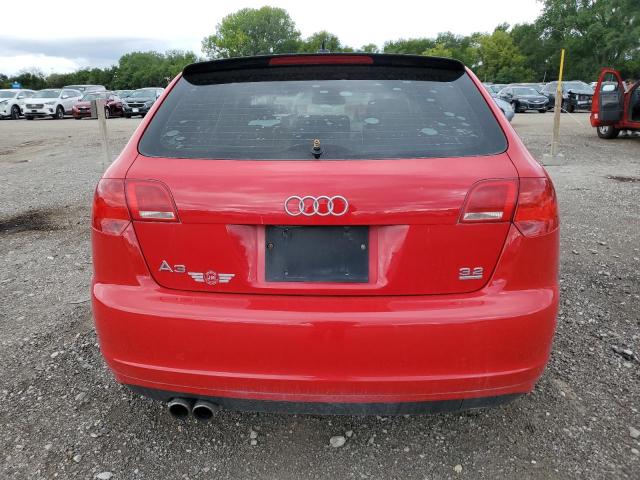 WAUKD98P97A021952 - 2007 AUDI A3 S-LINE 3.2 QUATTRO RED photo 6